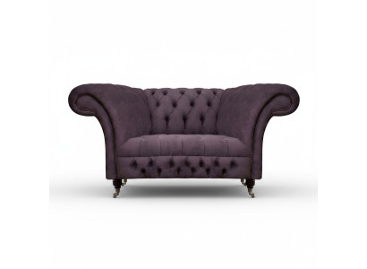 Chesterfield armchair upholstered furniture living room upholstered seat luxury fabric new