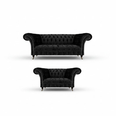 New Complete Sofa Three-Seater Couch Chesterfield Two-Seater Sofas Living Room
