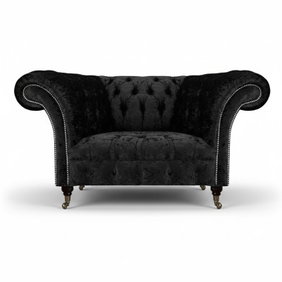 Living room luxury armchair upholstered seat Chesterfield upholstered furniture furnishings