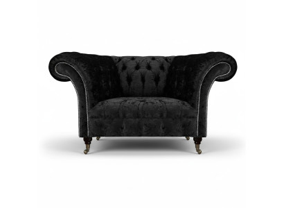 Living room luxury armchair upholstered seat Chesterfield upholstered furniture furnishings