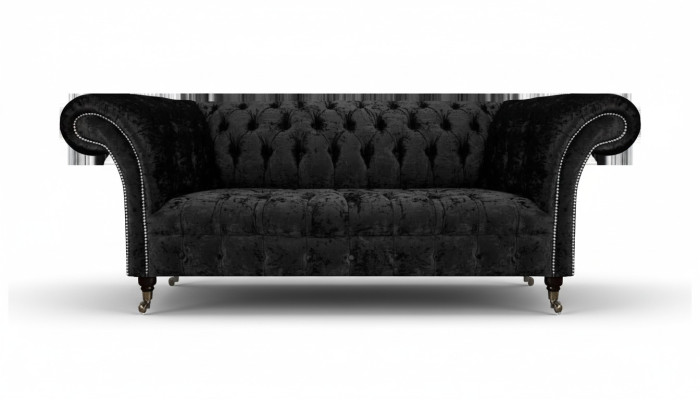 Luxury Three-Seater Sofa Couch Living Room Chesterfield Fabric Upholstered Furniture