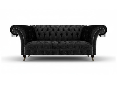 Luxury Three-Seater Sofa Couch Living Room Chesterfield Fabric Upholstered Furniture