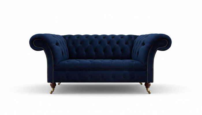 Living room sofa two-seater couch upholstered furniture Chesterfield design furniture