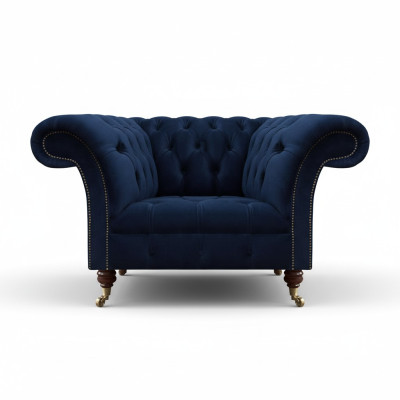 Luxury design armchair living room furniture Chesterfield upholstered furniture
