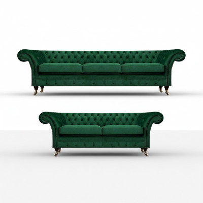 Sofa set 2-piece sofas Chesterfield living room couches 3+2 upholstered furniture