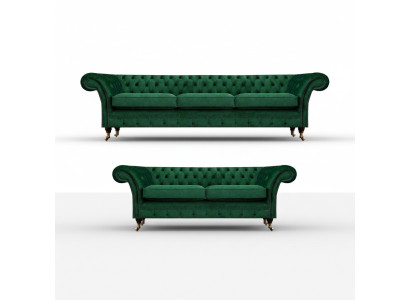 Sofa set 2-piece sofas Chesterfield living room couches 3+2 upholstered furniture