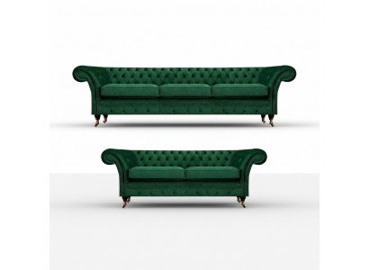 Sofa set 2-piece sofas Chesterfield living room couches 3+2 upholstered furniture