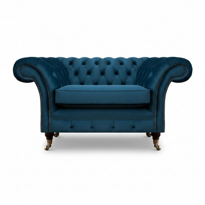 Designer Chesterfield Armchair New Luxury Seating Furniture Upholstery Living Room