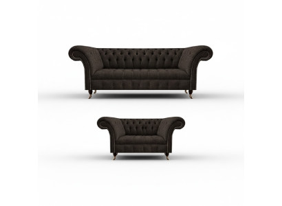 Designer complete luxury sofas upholstered couch designer complete Chesterfield