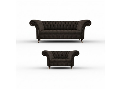 Designer complete luxury sofas upholstered couch designer complete Chesterfield