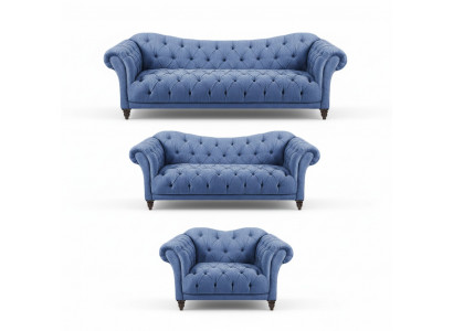 Designer sofa set modern complete furniture luxury sofas Chesterfield