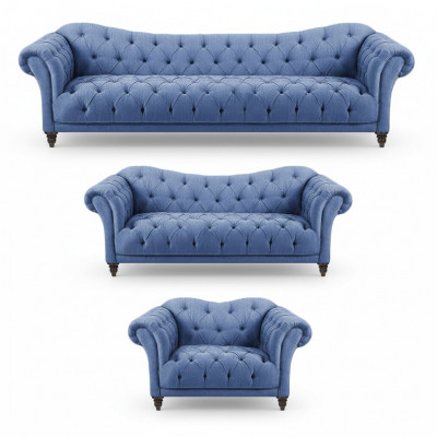Chesterfield sofas couch luxury living room sofa set upholstered furniture new