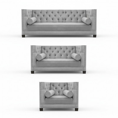 Luxury living room modern sofa set 2x new sofas armchair sets