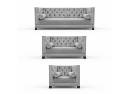 Luxury living room modern sofa set 2x new sofas armchair sets