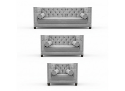 Luxury living room modern sofa set 2x new sofas armchair sets
