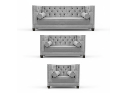 Living Room Suite Luxury Textile Sofa Set 3-piece Modern Designer 4+2+1