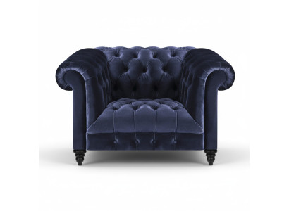 New armchair upholstered furniture seat textile living room furnishing Chesterfield