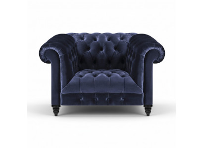 New armchair upholstered furniture seat textile living room furnishing Chesterfield
