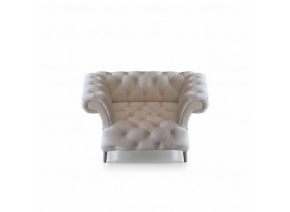 Chair White Chesterfield Upholstered Furniture Leather Seat Modern Interior New Furniture