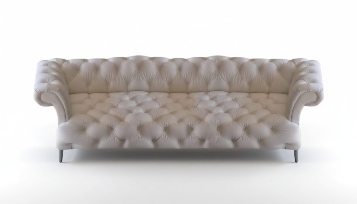 Modern sofa three-seater couch Chesterfield furniture upholstery living room
