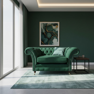 Armchair Chesterfield Couch Living Room Furniture Textile Fabric Interior Upholstered Furniture