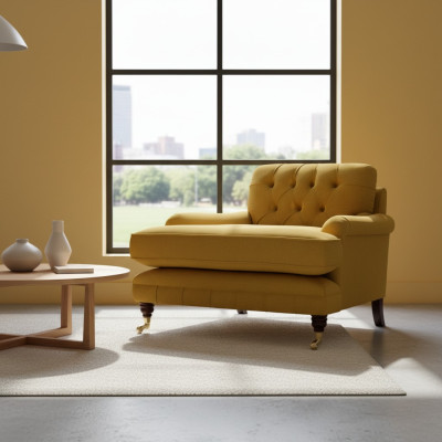 Chair New Fabric Textile Furniture Seat Upholstery Furniture Interior Couch Chesterfield