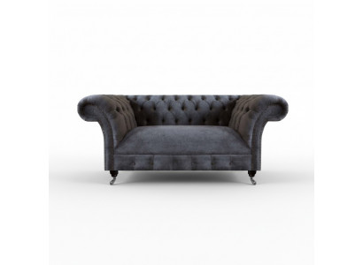 Luxury Sofa Two-Seater Couch Upholstered Furniture Living Room Gray Sofas Chesterfield