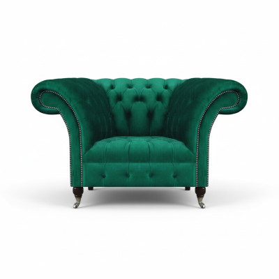 Luxury furniture armchair Chesterfield living room textile furniture upholstered furniture