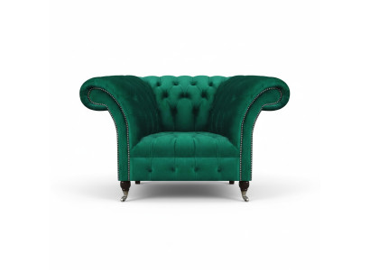 Luxury furniture armchair Chesterfield living room textile furniture upholstered furniture