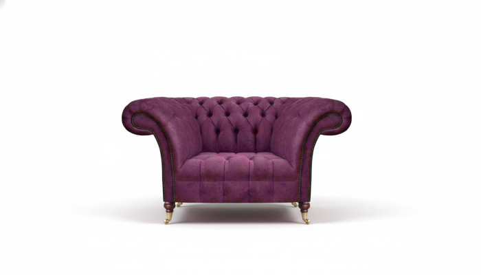 Luxury furniture armchair living room new seating upholstered furniture Chesterfield