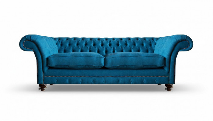 Living room textile sofa two-seater couch furniture seat furniture Chesterfield