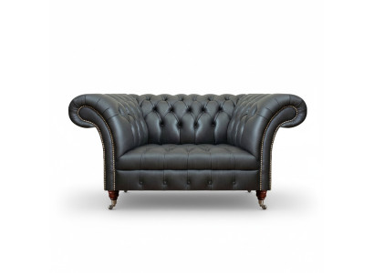 Living room black armchair new furniture leather seat couch upholstered furniture chesterfield