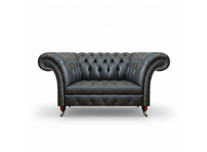 Living room black armchair new furniture leather seat couch upholstered furniture chesterfield