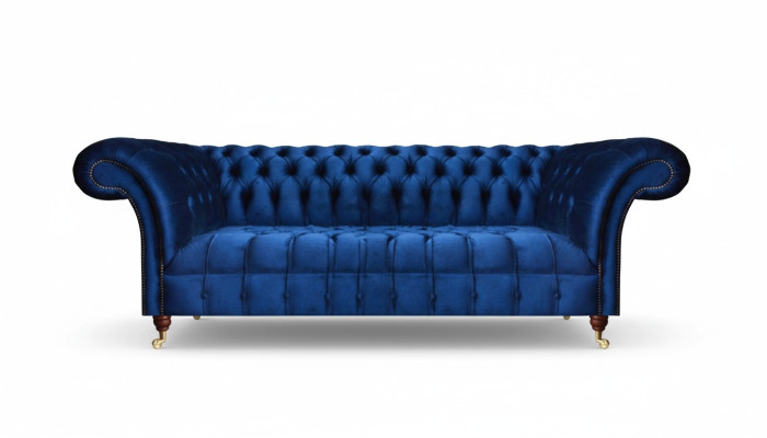 New Modern Two-Seater Sofa Couch Living Room Chesterfield Upholstered Furniture
