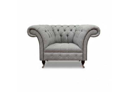 Living room armchair Chesterfield modern design furniture upholstery seating facility