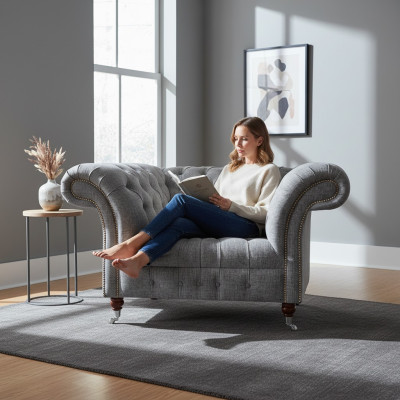 Design seating furniture armchair living room Chesterfield modern furnishing new