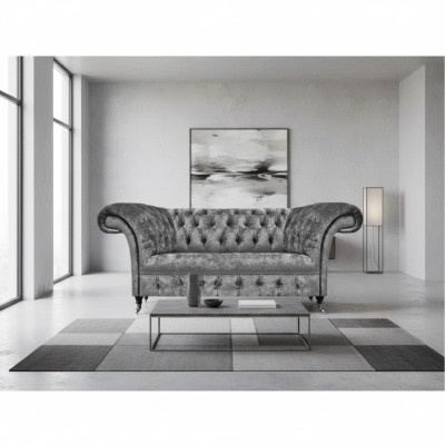 Living room two-seater sofa couch modern Chesterfield upholstered furniture new