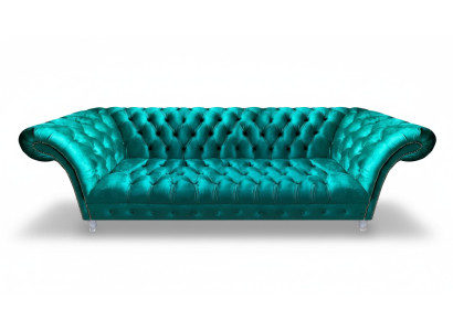 Chesterfield Luxury Modern Three-Seater Sofa Couch Designer Living Room New