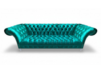 Chesterfield Luxury Modern Three-Seater Sofa Couch Designer Living Room New