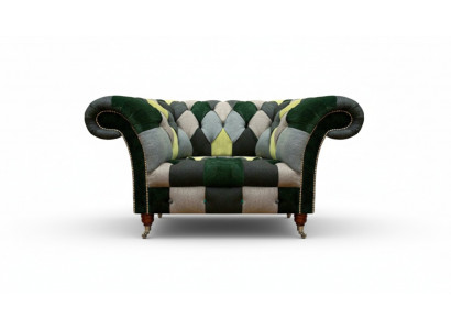 Textile fabric armchair modern furnishing seating upholstered armchair Chesterfield