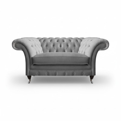 Living room Chesterfield armchair designer seating luxury furnishings