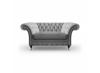 Living room Chesterfield armchair designer seating luxury furnishings