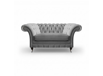 Living room Chesterfield armchair designer seating luxury furnishings