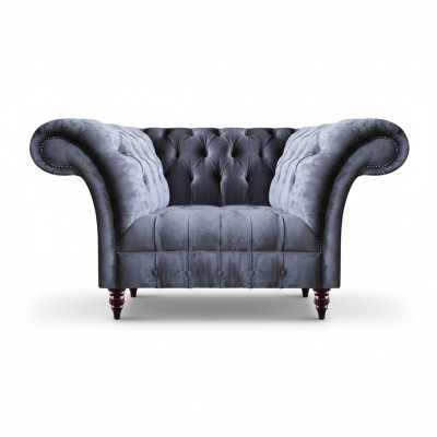 Modern gray living room couch designer two-seater 2-seater fabric sofas
