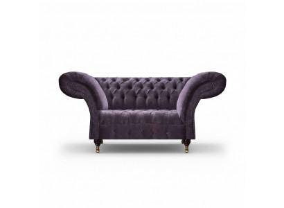 Lila Chesterfield Two-Seater Modern Living Room Upholstered Couch Elegant Sofa