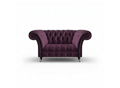 Lila Chesterfield upholstered sofa living room designer two-seater noble couch