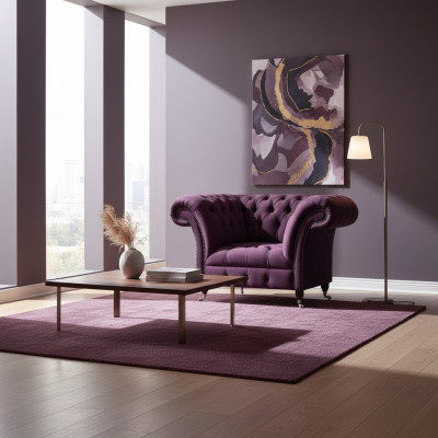 Chesterfield Lila Armchair Living Room Single Seater Designer Noble Recliner