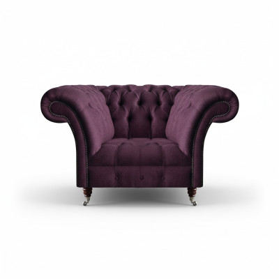 Chesterfield Lila Armchair Living Room Single Seater Designer Noble Recliner