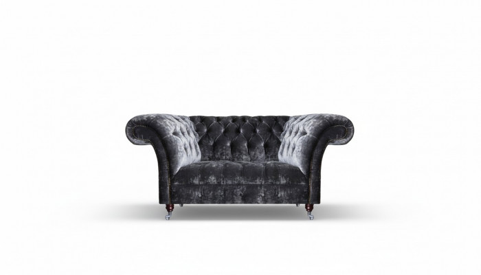 Chesterfield velvet sofa designer two-seater fabric couches upholstery sofas