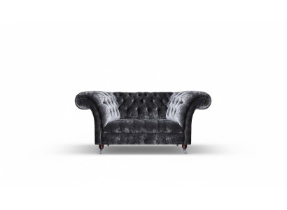 Chesterfield velvet sofa designer two-seater fabric couches upholstery sofas